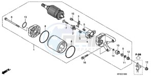 VTR2509 Europe Direct - (ED / LL) drawing STARTER MOTOR