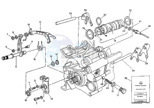 ELEFANT 750 drawing GEAR CHANGE MECHANISM