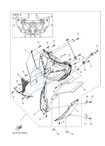 MT-09 TRACER MT09TRA TRACER 900 (2SCT) drawing HEADLIGHT