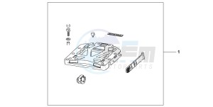 SH125 drawing REAR BASE CARRIER