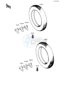 KZ 650 H [CSR] (H3) [CSR] drawing TIRES -- 83 H3- -