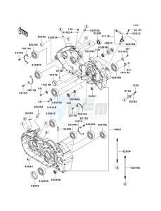 VN 2000 E [VULCAN 2000 CLASSIC] (6F-7F) E6F drawing CRANKCASE