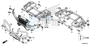 TRX500FA5H TRX500FA ED drawing CARRIER