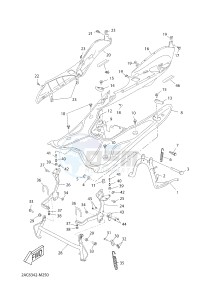 YN50FT NEO'S 4 (2ACL) drawing STAND & FOOTREST