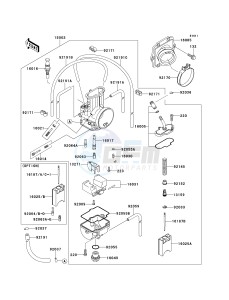 KX 125 L [KX125] (L3) [KX125] drawing CARBURETOR