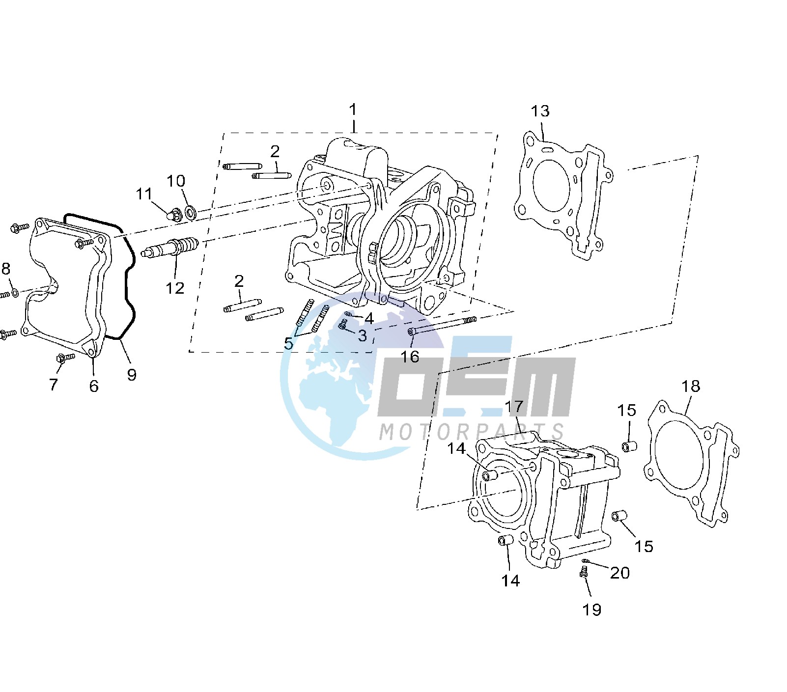 CYLINDER AND HEAD