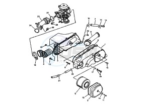 YP E MAJESTY 180 drawing INTAKE