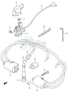 GSX600F (E28) Katana drawing ELECTRICAL