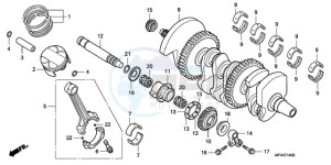 CBF1000A9 Europe Direct - (ED) drawing CRANKSHAFT/PISTON