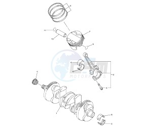 FZ8-SA 800 drawing CRANKSHAFT AND PISTON