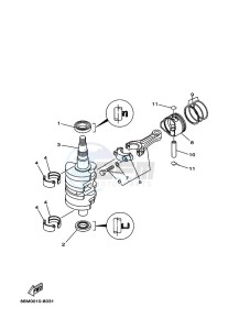 F15AMHS drawing CRANKSHAFT--PISTON