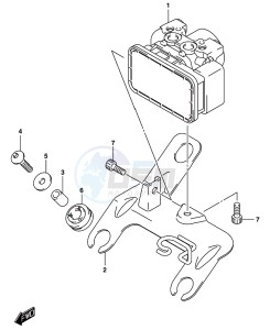 GSX-R1000 ARZ drawing HYDRAULIC UNIT (GSX-R1000RZL8 E21)