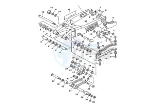 YZ 125 drawing REAR ARM