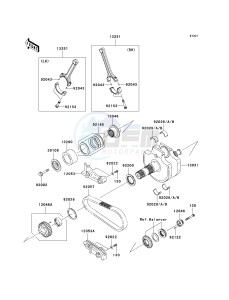 VN 2000 A [VULCAN 2000] (A1-A2) [VULCAN 2000] drawing CRANKSHAFT