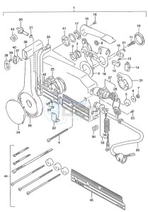 DT 140 drawing Remote Control (1993 to 2001)