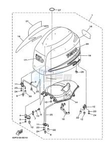 F150AETX drawing FAIRING-UPPER