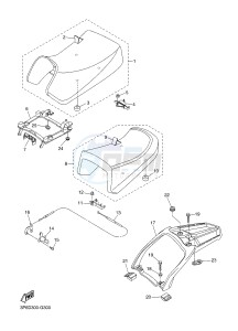 FJR1300AE FJR1300-AS FJR1300AS (B954) drawing SEAT