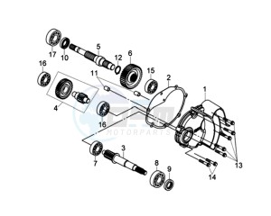 JOYRIDE 200 EFI drawing CRANKCASE - DRIVE SHAFT