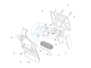 V7 II Stone ABS 750 USA-CND drawing Rear body II- Plate holder