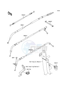 Z1000_ABS ZR1000EBF FR XX (EU ME A(FRICA) drawing Cables