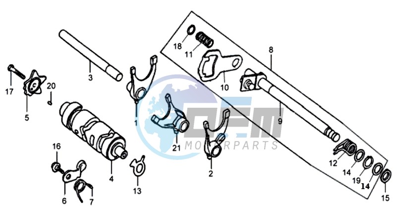 GEAR AXLE