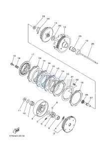 TT-R110E (5B6P 5B6R 5B6S 5B6S) drawing CLUTCH