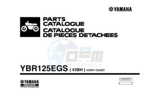 YBR125EGS (43BH) drawing Infopage-1