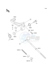 KX 60 B [KX60] (B10-B14) [KX60] drawing BRAKE PEDAL