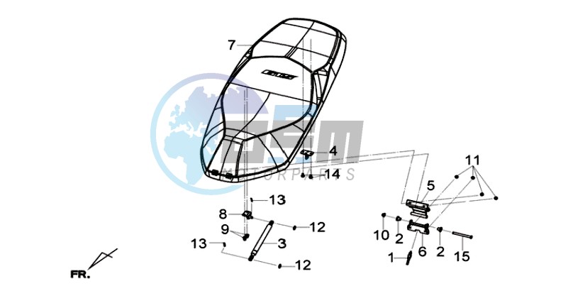 BUDDYSEAT / REAR LUGGAGE FRAME /