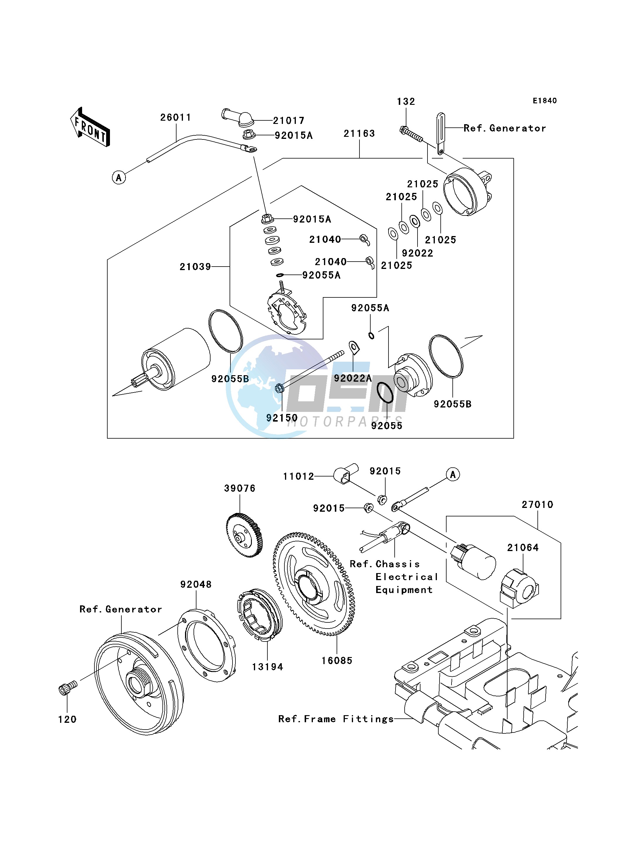 STARTER MOTOR-- F6F- -