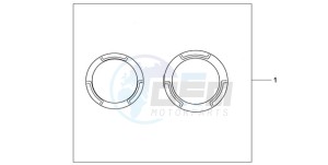 CB600F9 Spain - (SP) drawing CRANCASE RING SET