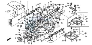 TRX450FM drawing FRAME BODY