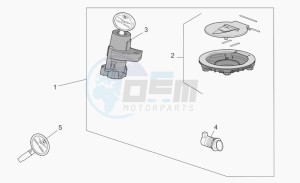 Griso V 1100 IE IE drawing Lock hardware kit