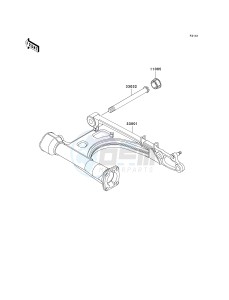 VN 1500 L [VULCAN 1500 NOMAD FI] (L5) [VULCAN 1500 NOMAD FI] drawing SWINGARM