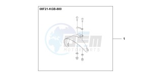 VT125C2 drawing HEAD LIGHT VISOR