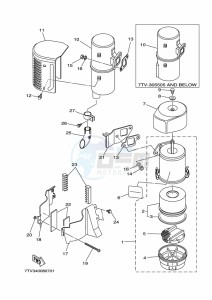 EDA5000E drawing AIR CLEANER