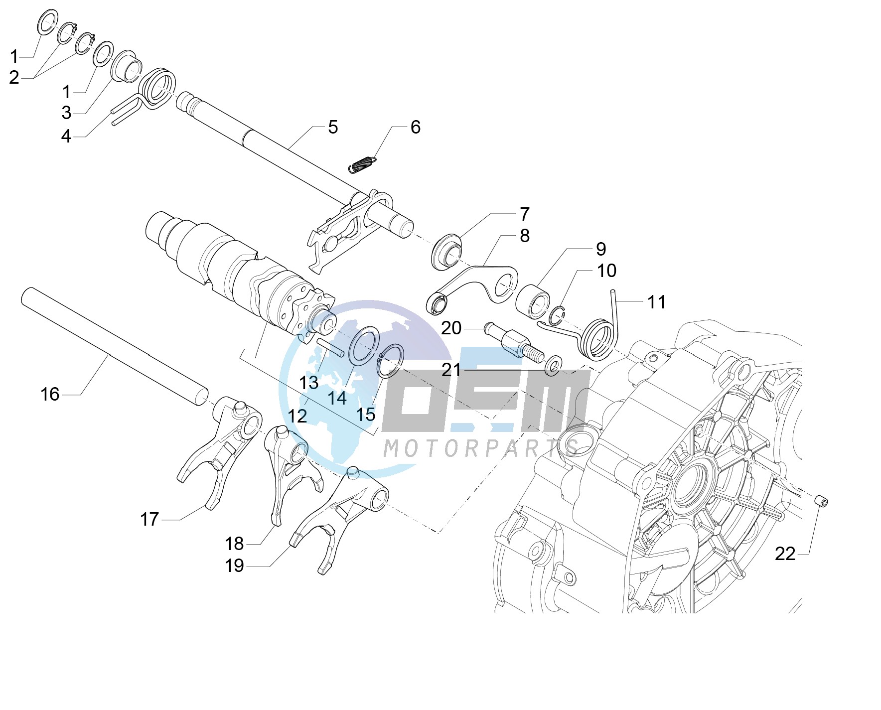 Gear box selector