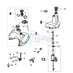 FIGHT LZ SP2 drawing TANK AND FUEL PUMP