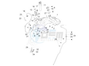 GTS 150 SUPER 4T 3V IE ABS E4 (EMEA) drawing Fuel tank