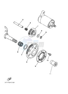 YFM350 YFM35RB RAPTOR 350 (1BS8 1BS7) drawing STARTER CLUTCH