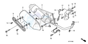 SH1259 ED / 2ED drawing EXHAUST MUFFLER