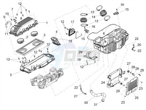 SHIVER 900 ABS (APAC) drawing Air box