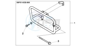 CMX250C REBEL drawing ENGINE GUARD