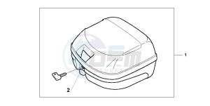 SH50 SH FIFTY drawing TOP BOX 26L