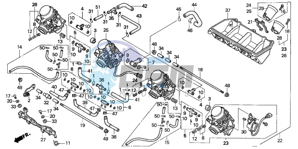 CARBURETOR ASSY. (CBR600FS/3S/T/3T/SET)