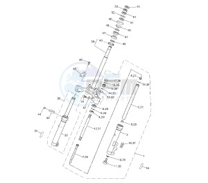 CS JOG R 50 drawing FRONT FORK