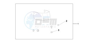 VT750CA drawing CHROME FRONT FEND