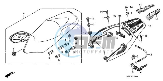 SEAT/REAR CARRIER