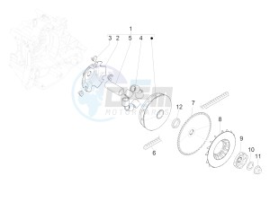 Liberty 50 iGet 4T 3V 25kmh (EMEA) drawing Driving pulley