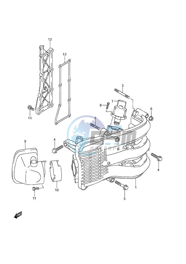 Intake Manifold/Silencer/Exhaust Cover